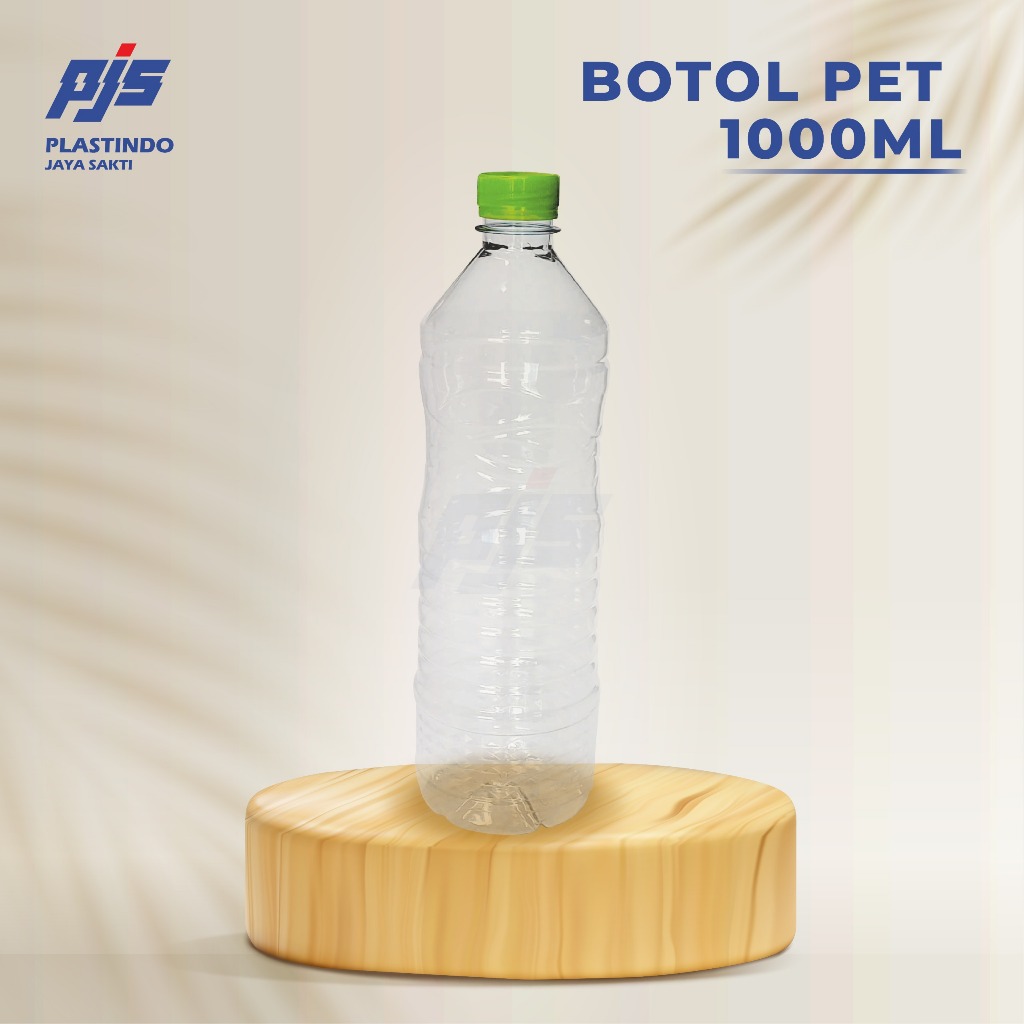 Botol Minyak Goreng 1000 ml | Botol Plastik Bening 1000 ml FOOD GRADE | NATURAL SELALU READY STOCK