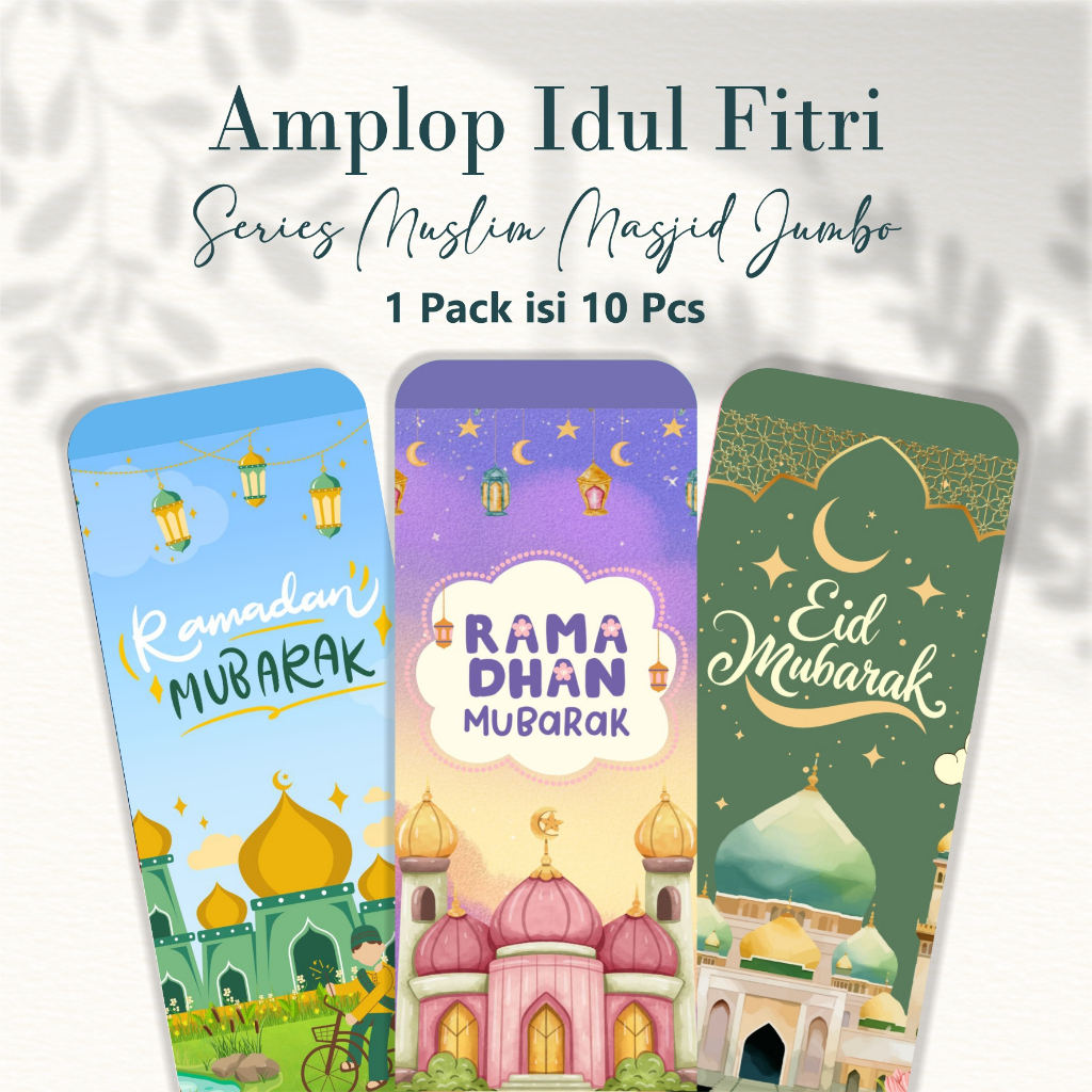 

50 PCS AMPLOP LEBARAN PANJANG [5 PACK]