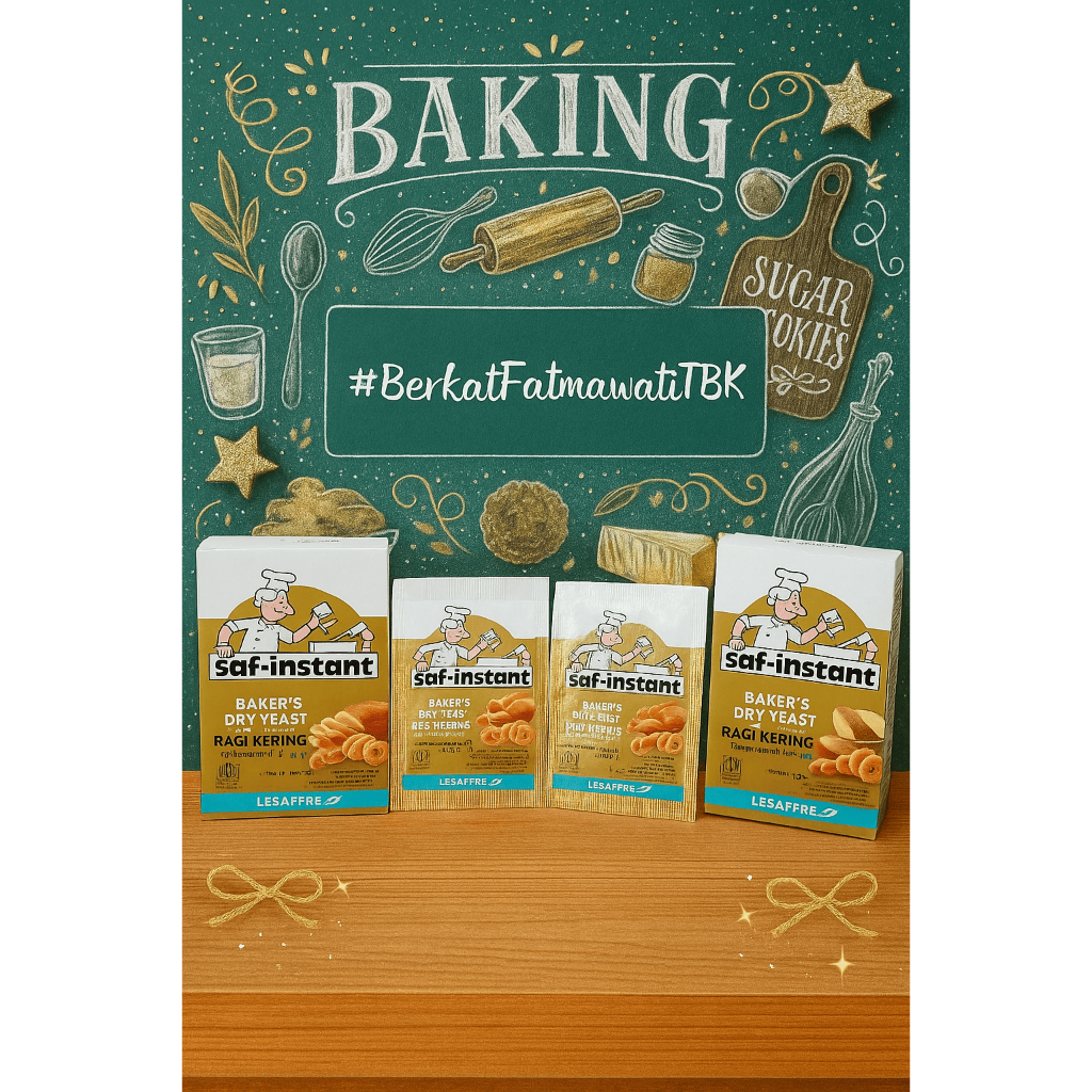 

RAGI KERING SAF INSTAN 11 Gr / INSTANT DRY YEAST ROTI DONUT DONAT /