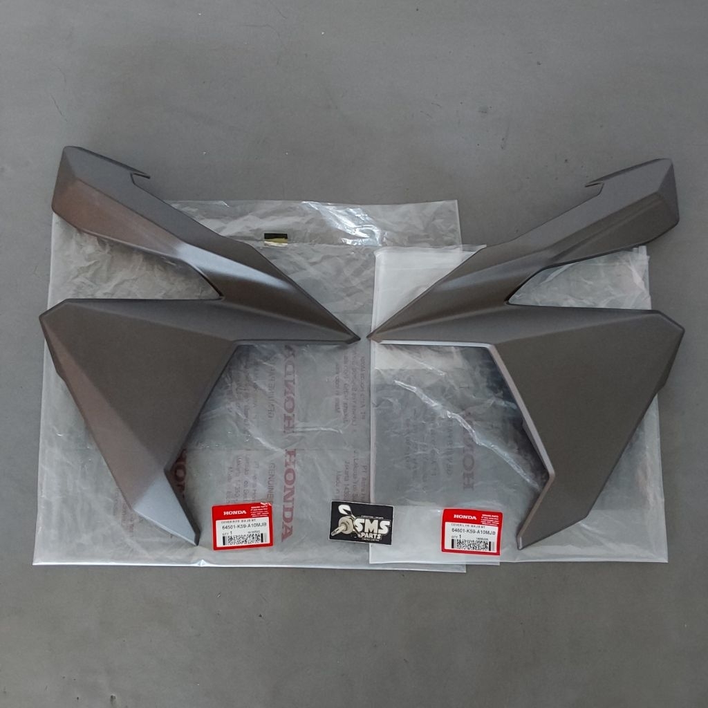 Cover Sayap Kanan Kiri Depan Brown Coklat Doff Vario 150 LED Old (2015 - 2018) Original 64501/64601 