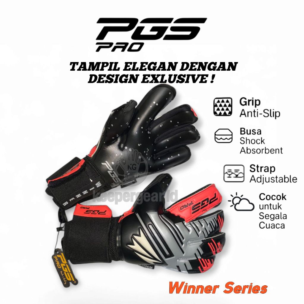 PGS PRO Winner Series Sarung Tangan Kiper Original