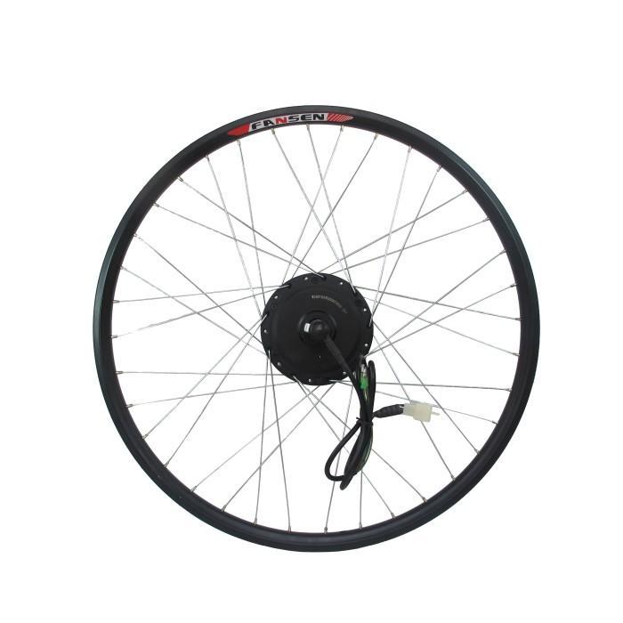 Dinamo bldc roda belakang 48v500w dan velg Ebike Kit sepeda listrik (konversi sepeda listrik)