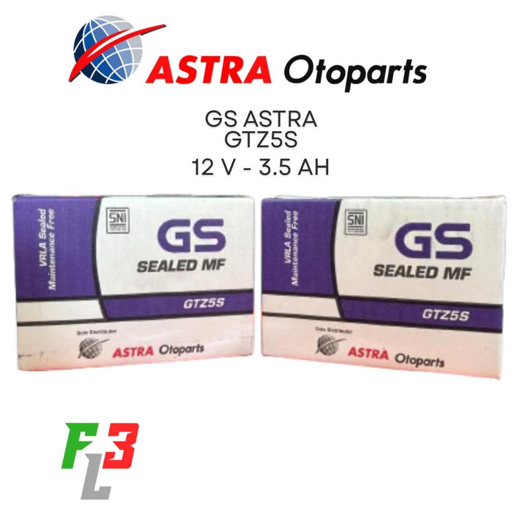 AKI GS ASTRA GTZ5S 12V - 3.5 Ah AKI MOTOR KERING ORIGINAL ASTRA