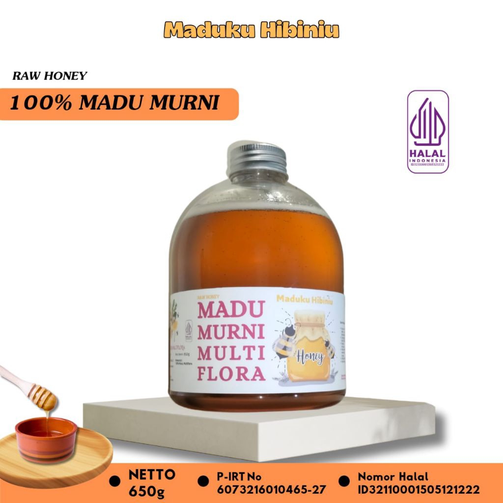 

Madu Murni Multiflora Harganya Murah Manfaatnya Mahal 650g Raw Honey Maduku Hibiniu