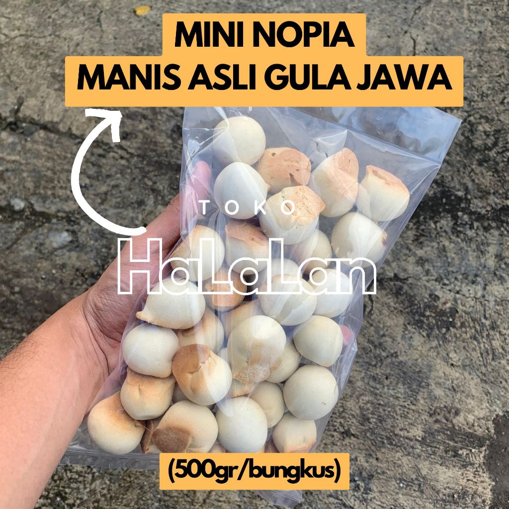 

Kue Mini Nopia (Mino) rasa manis legit asli gula jawa Khas Banyumas