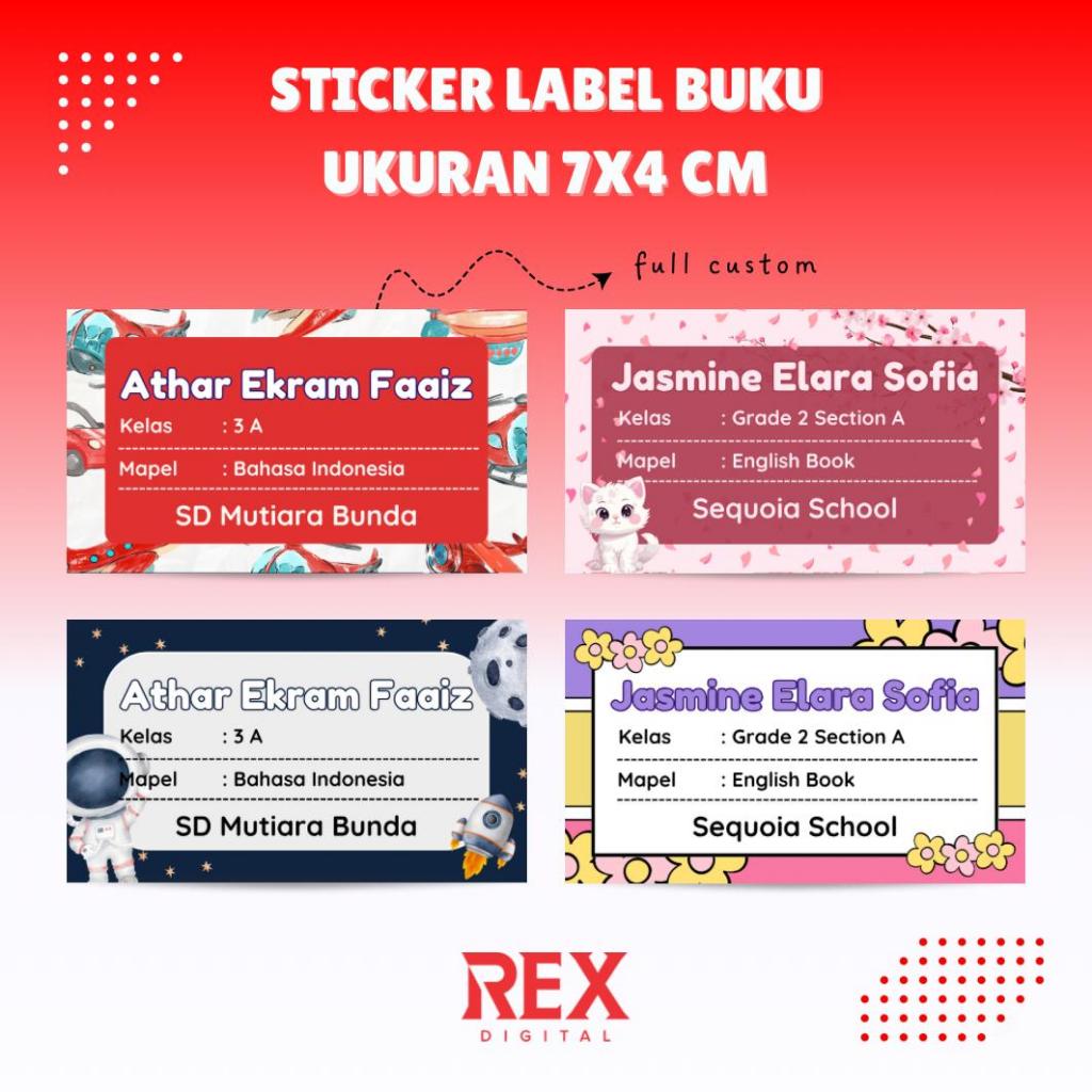 

Stiker Label Buku Pelajaran Sticker Buku Nama Sekolah / Stiker Nama Buku / Stiker Custom Nama Buku Pelajaran Sekolah Anak