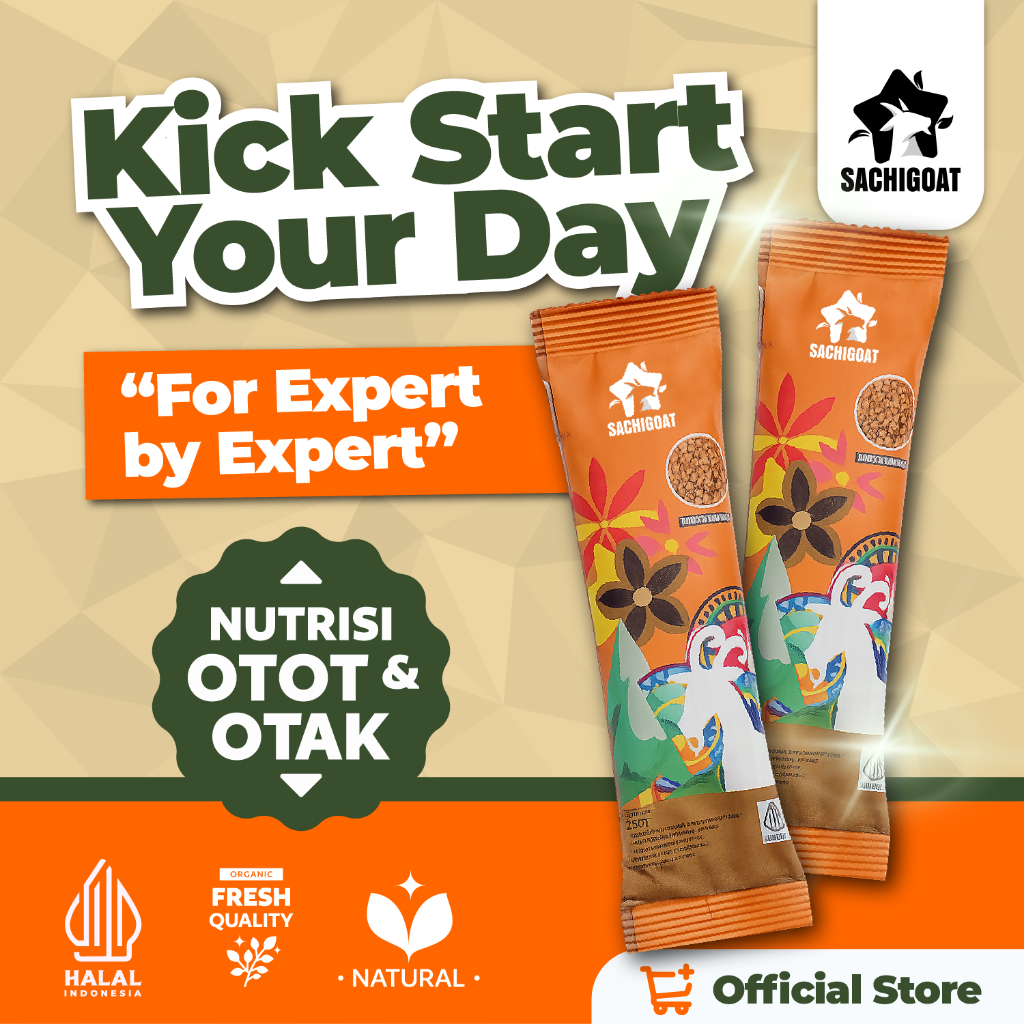 

SACHIGOAT | Kick Start Your Day | 2 Sachet (@25g)