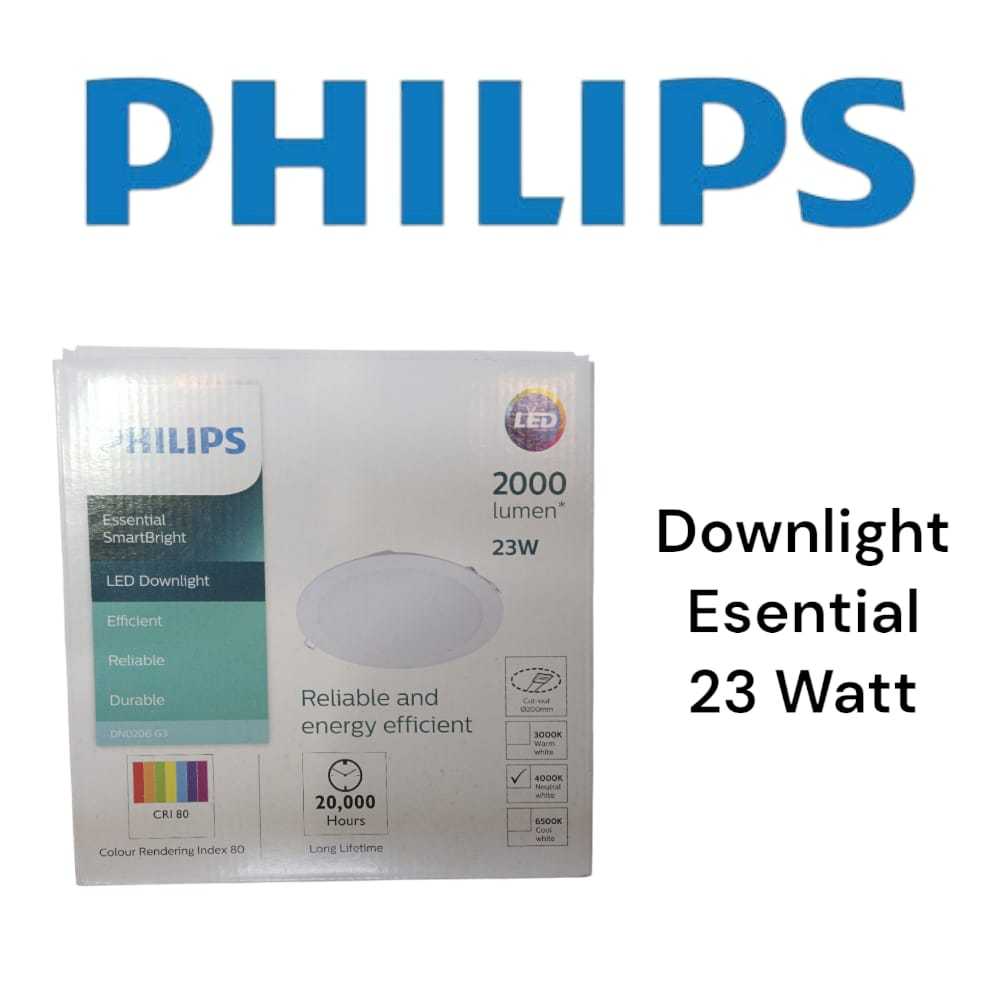 DOWNLIGHT ESENTIAL 23 WATT WARM WHITE PHILIPS