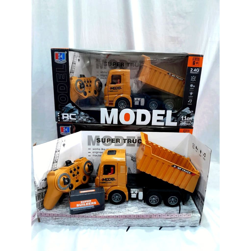 HENGJIAN Grosir Mainan Anak R/C Truck Dump 1:16 Scale 689-815
