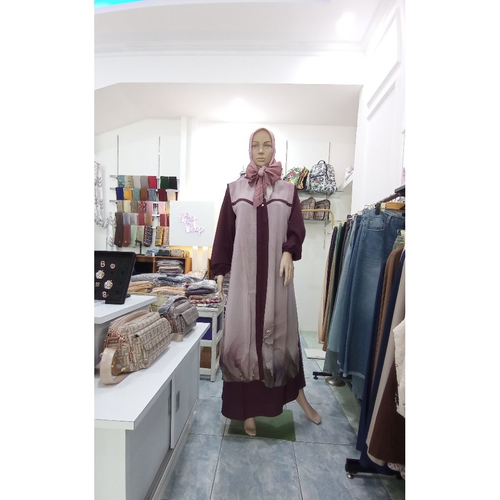 Al-Faro Collection Gamis Outer Wanita Dewasa