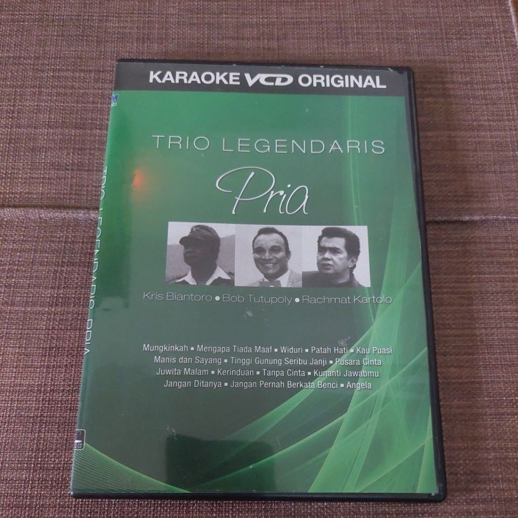 VCD original karaoke trio legendaris pria