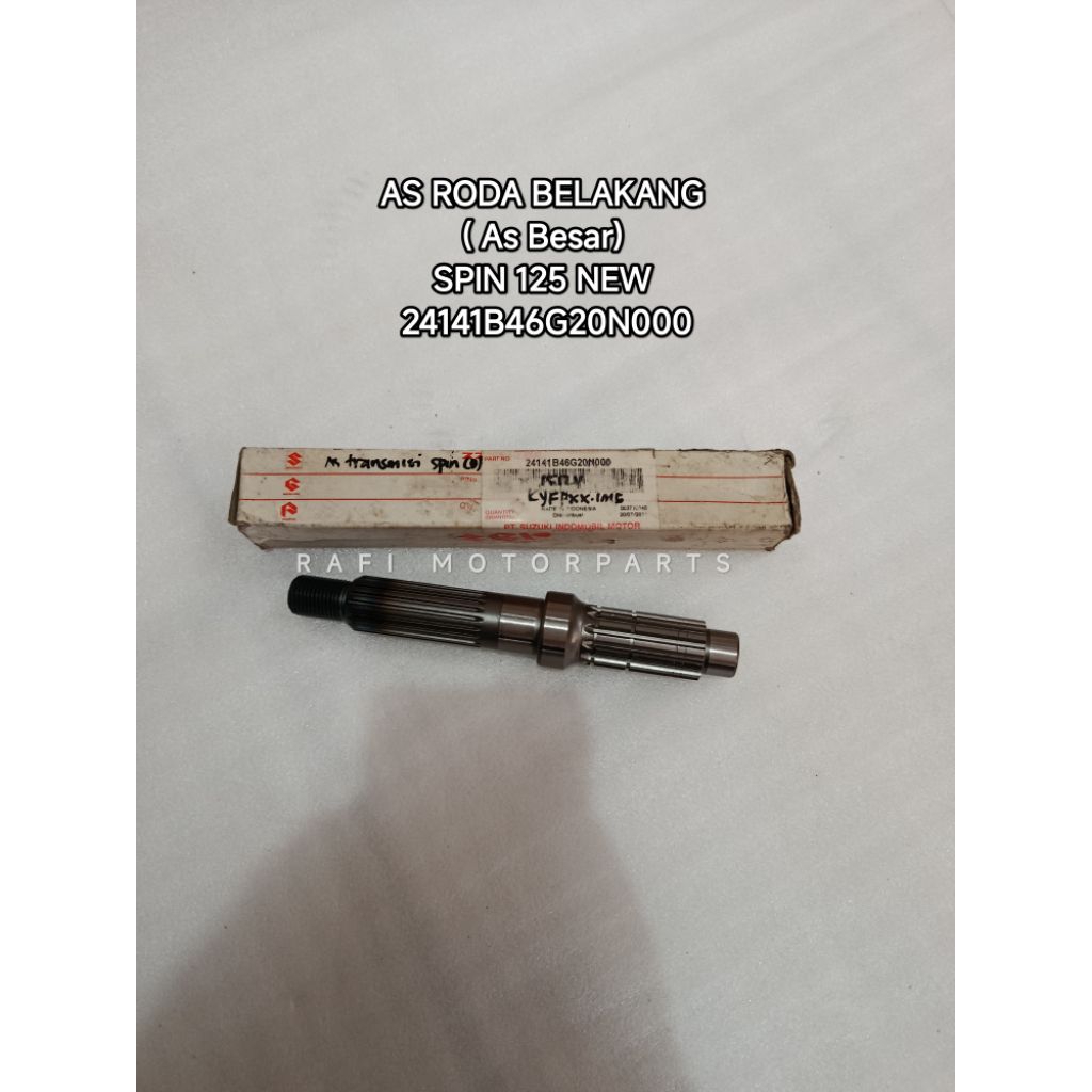 As Roda Belakang As Besar Suzuki Spin 125 24141B46G20N000 Original SGP