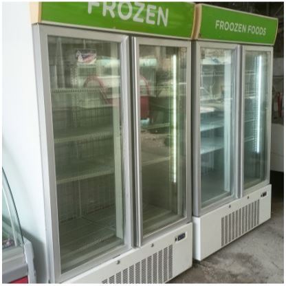 SECOND/BEKAS UPRIGHT FREEZER GLASS DOOR 2 PINTU/FREEZER KACA