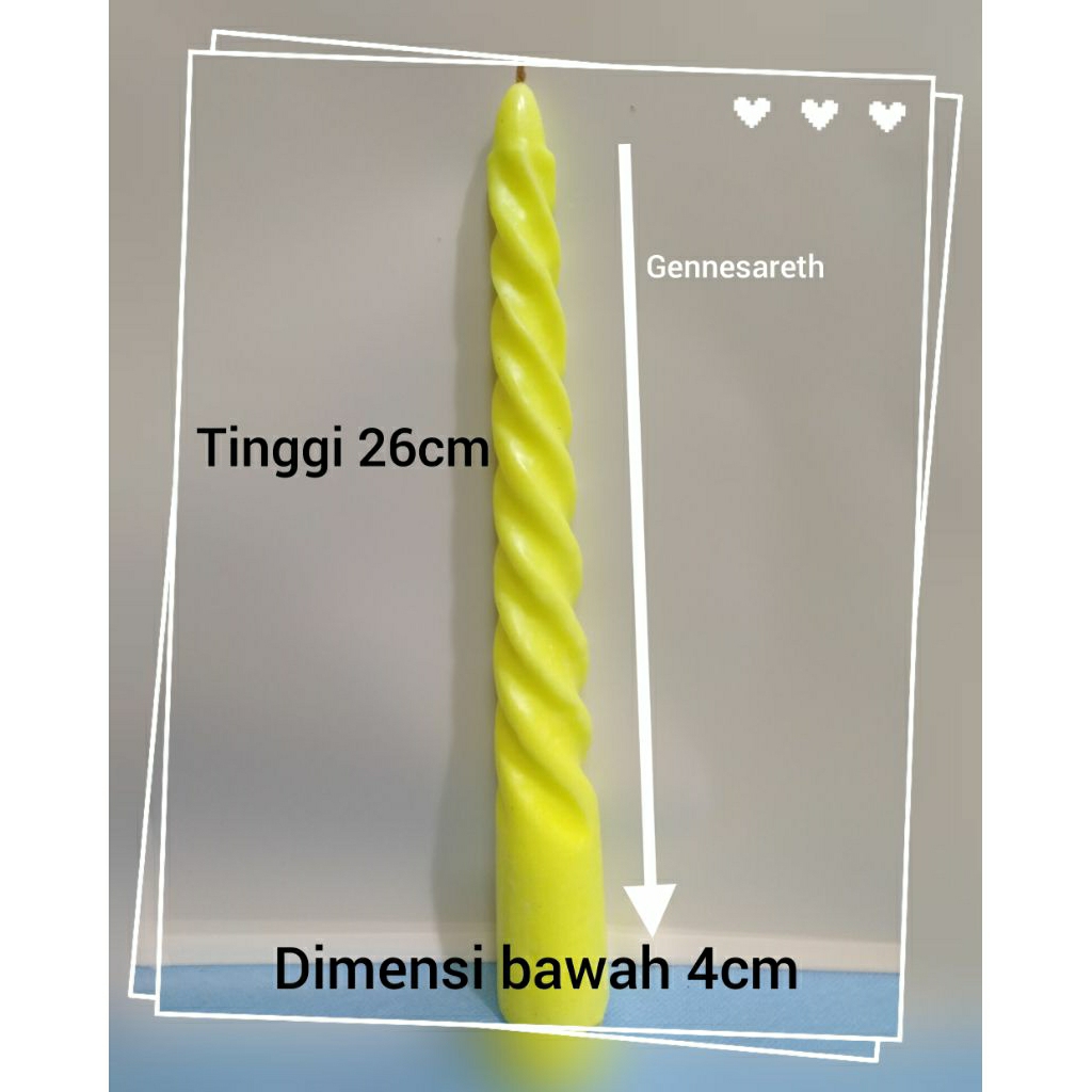 Lilin Natal/Lilin kaki dian/Lilin Malam kudus/Lilin Besar Sedang/Lilin Adven