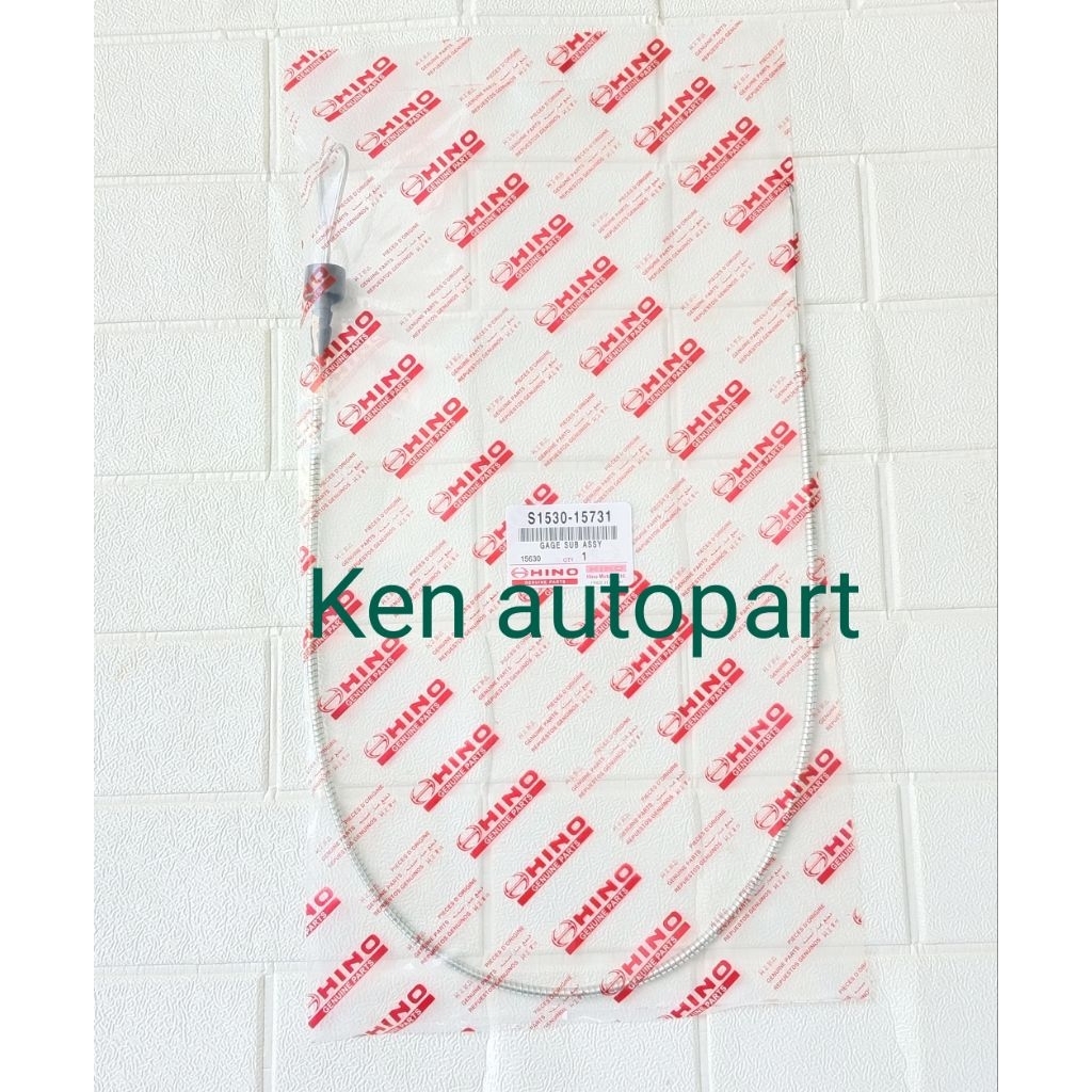 Colokan oli mesin 15301-5731 stik oli mesin tusukan cek oli mesin hino lohan fm260ti 260ti