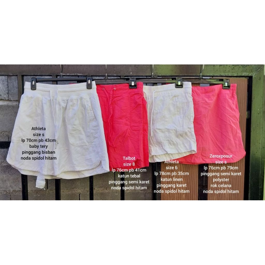 celana pendek wanita defect