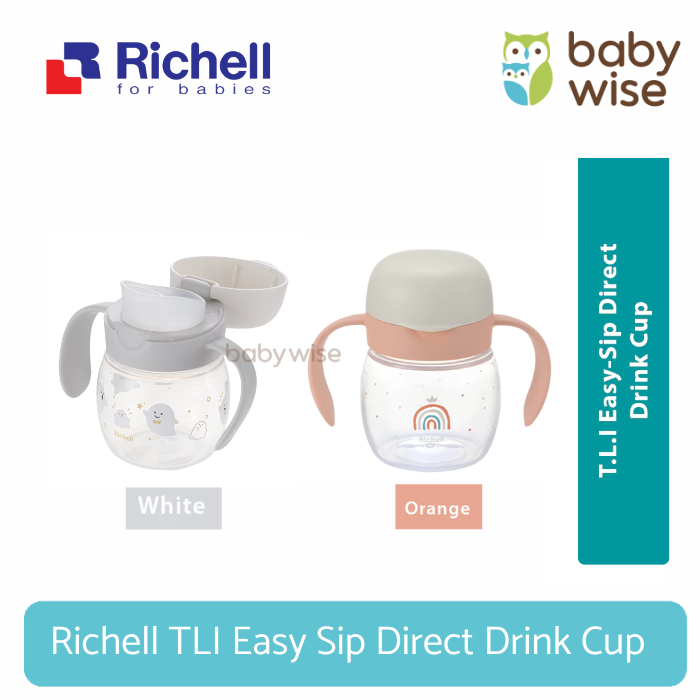 Richell TLI Easy Sip Direct Drink Cup - Botol Minum Anak