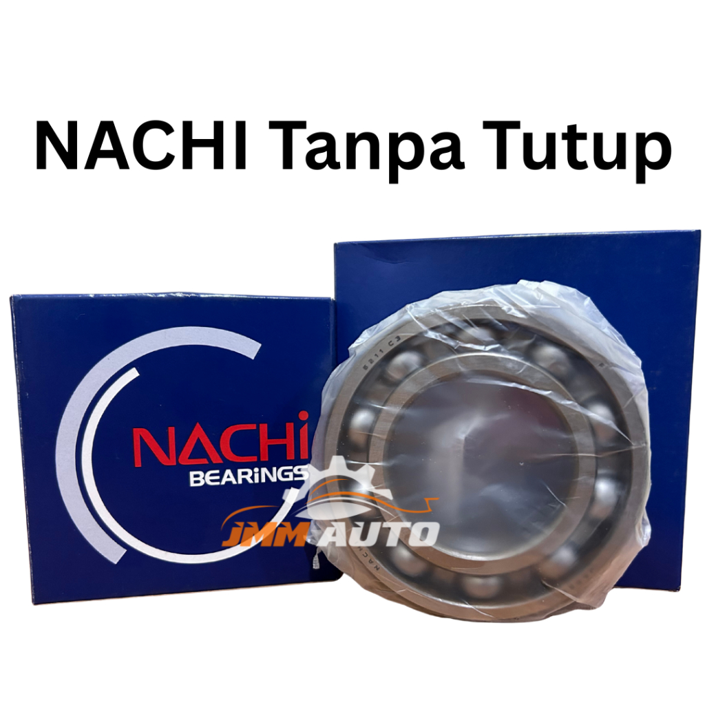BEARING NACHI 6203 Polos Tanpa Tutup Laher Bearing Original NACHI Japan 6203 C3