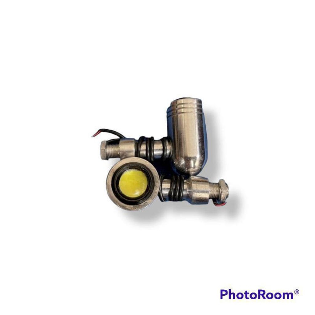 Lampu Sein CB Bulat Kapsul Reteng sen LED palu Tabung Stainless CNC model terbaru harga sepasang