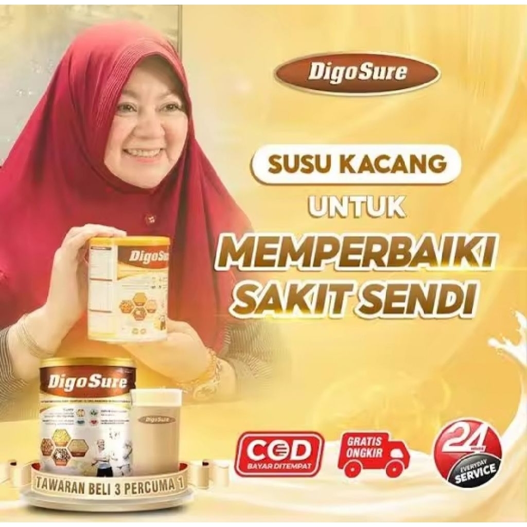 

DIGO SURE ASLI % ORIGINAL SUSU VITAMIN KESEHATAN TULANG DAN SENDI