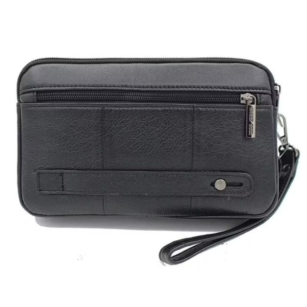 handbag pria, tas handphone, tas tangan pria kulit asli