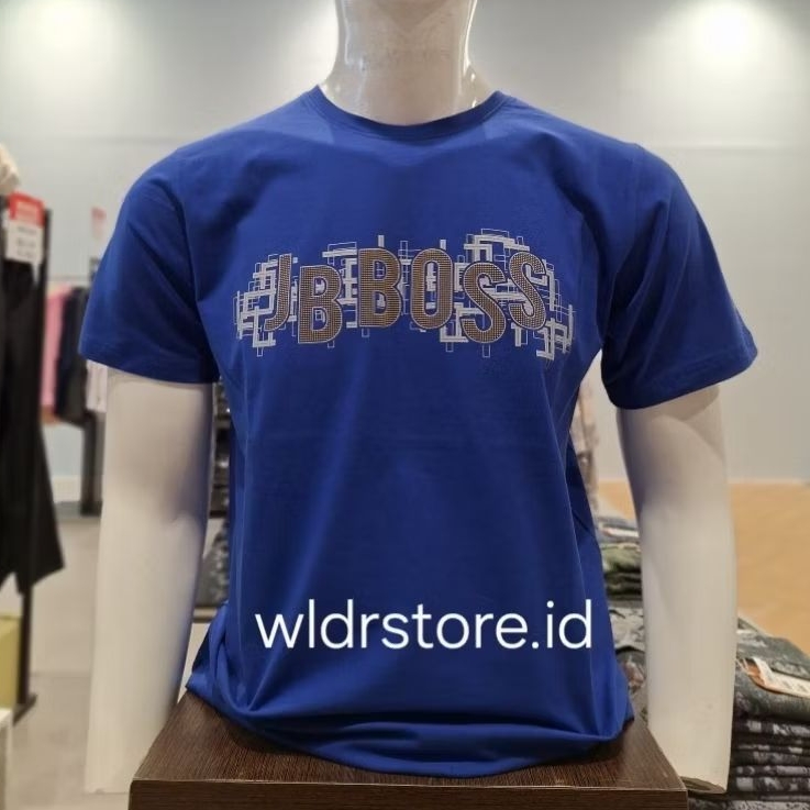 KAOS PRIA BRAND JB BOSS ORIGINAL LENGAN PENDEK SLIMFIT STERECH JB50001 303