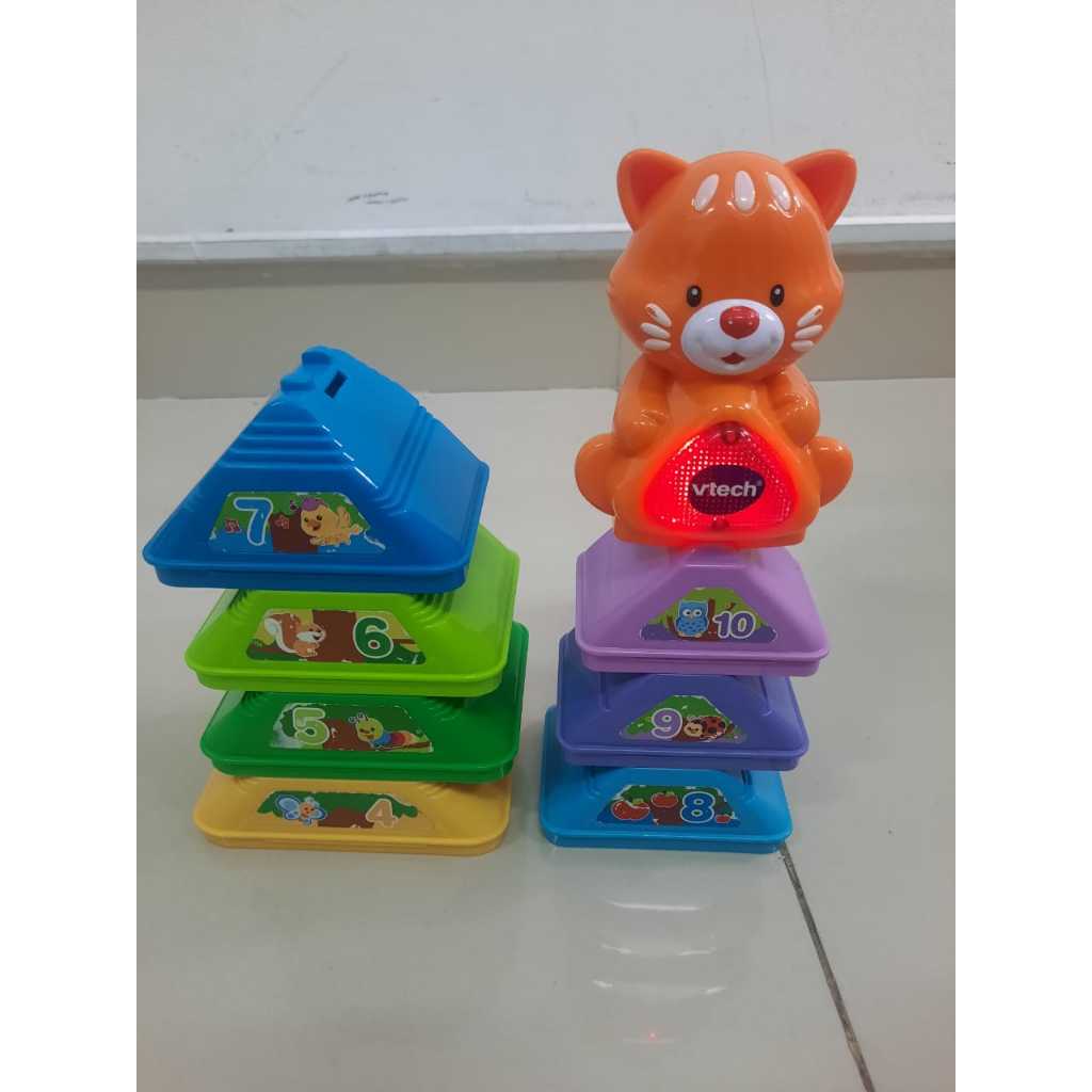 PRELOVED - Vtech Stack Sort and Store Tree (Hanya ada nomoer 4-10)