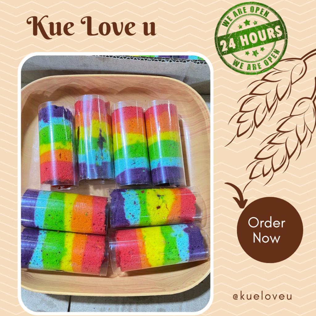 

Bolu Pelangi Kue Subuh Kue Tradisional | KueLoveu