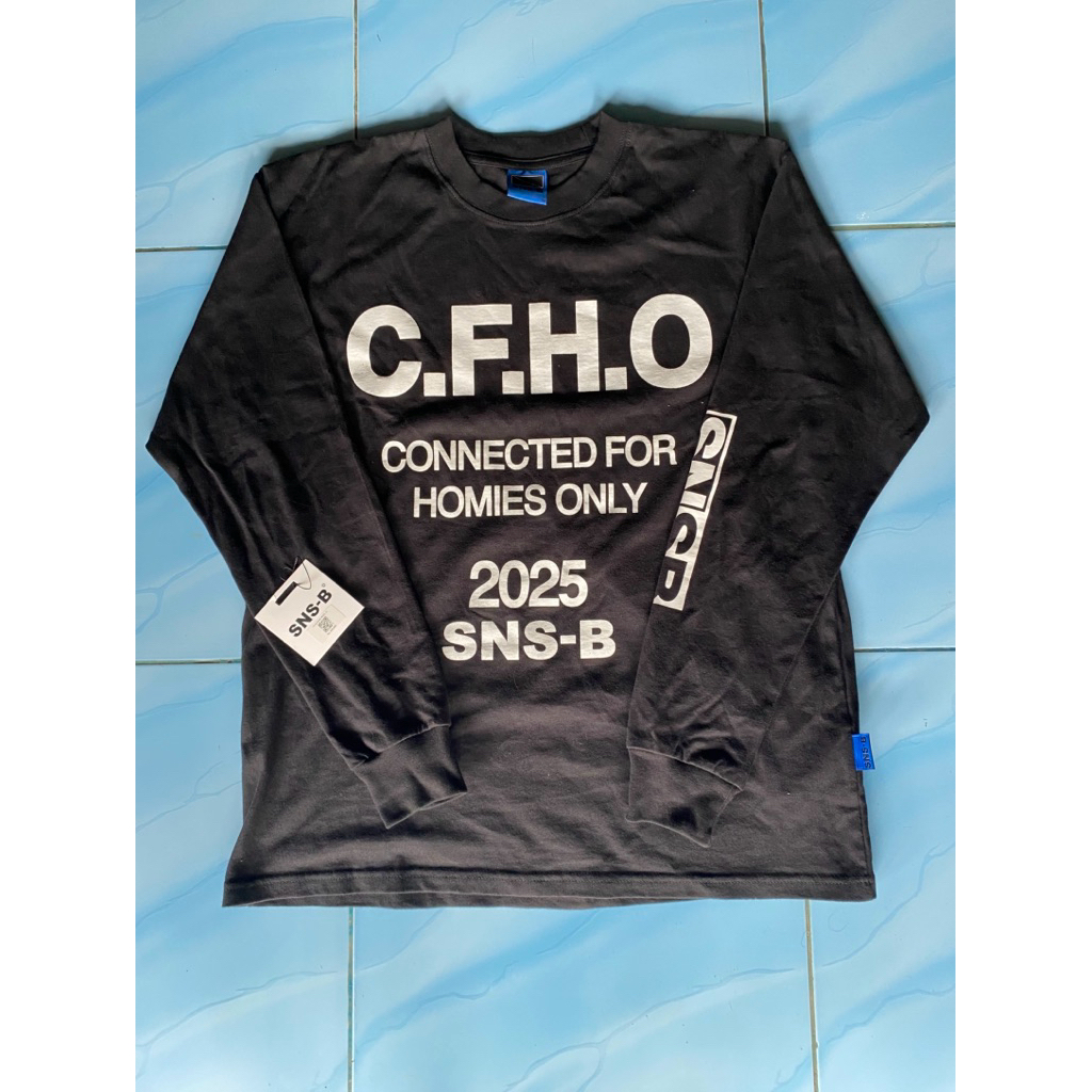 baju C.F.H.O snsb 2025 hitam dan putih