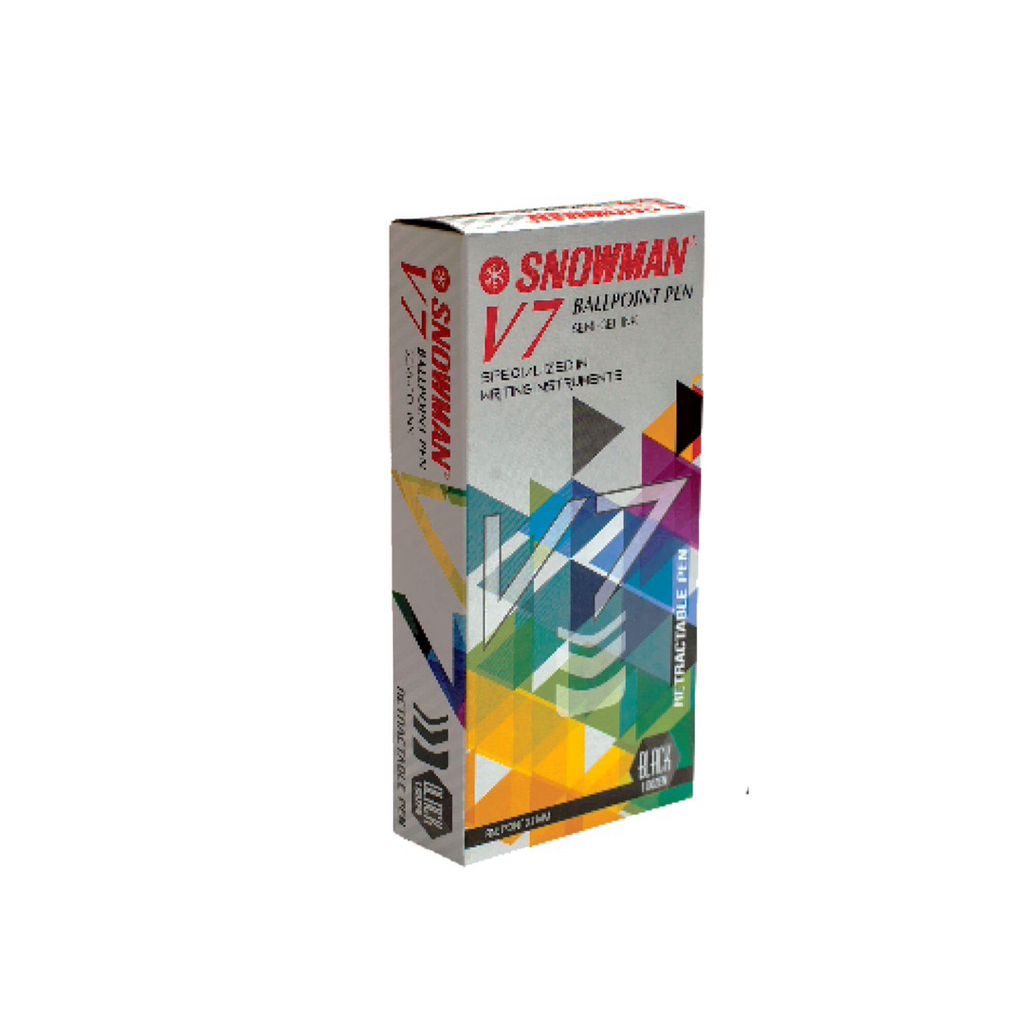 

Snowman Ballpoint Pen V-7 (isi 12 bolpen)