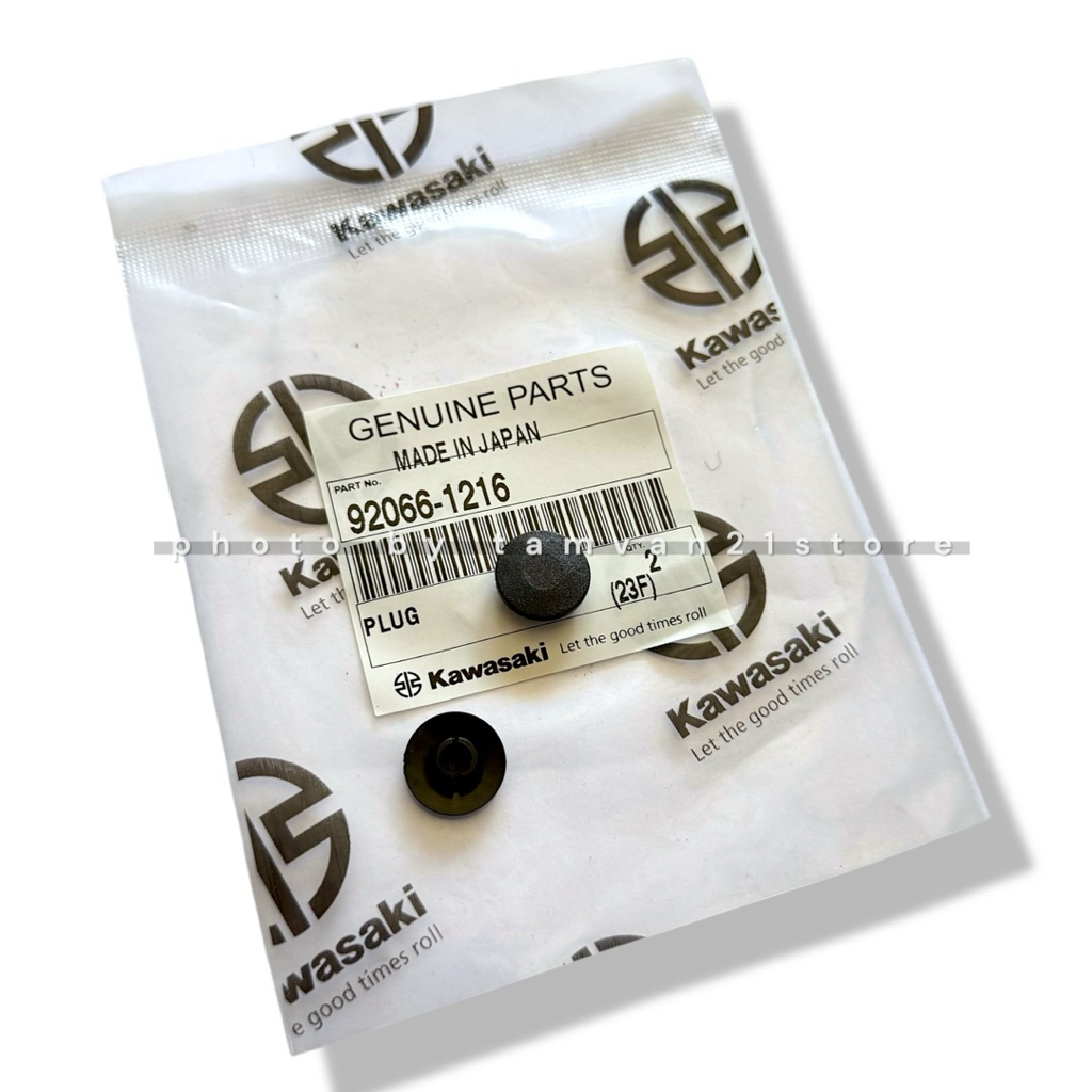 SEPASANG KARET TUTUP STANG JEPIT NINJA RR MONO 250 KARBU ATHLETE ORIGINAL KAWASAKI