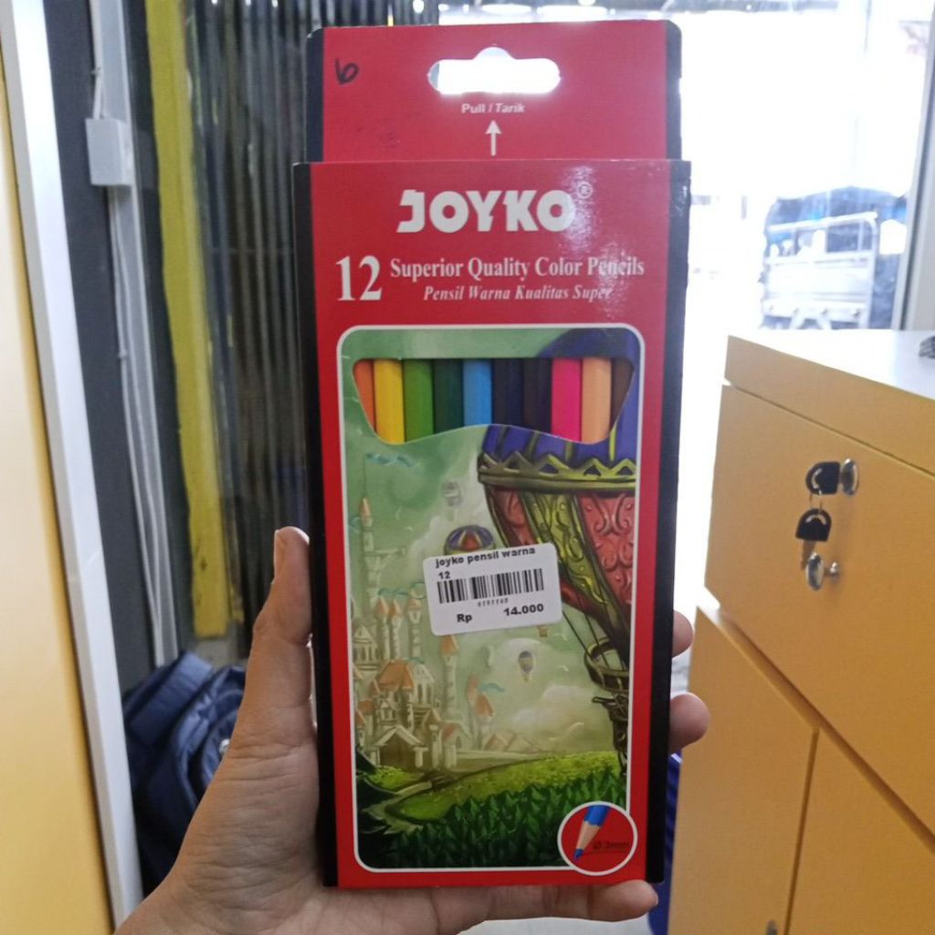 

Joyko pensil warna 12 besar