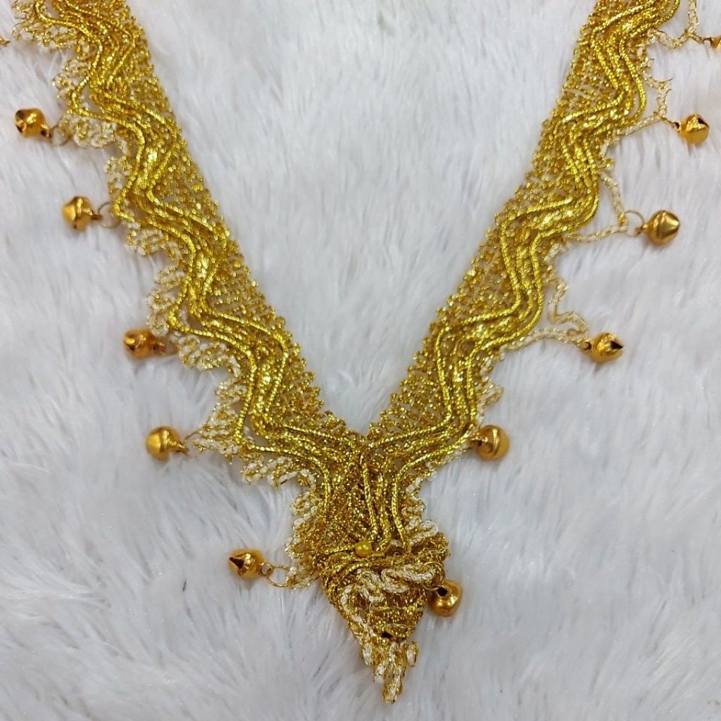 Renda Tali Lonceng Mas METERAN