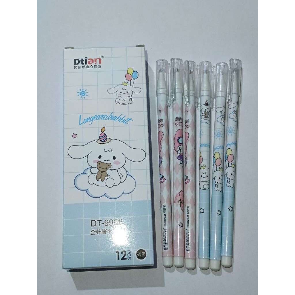 

(1LUSIN) BOLPOIN GEL FANCY MURAH DTIAN DT-9908 0,5 MM CINNAMOROLL
