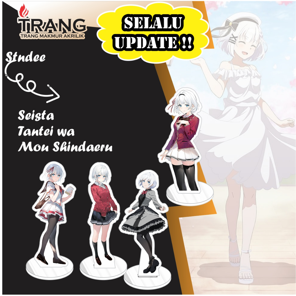Standee Figure Akrilik Siesta Tantei wa Mou Shindeiru / Standing Action figure Acrylic SiestaTanteiw