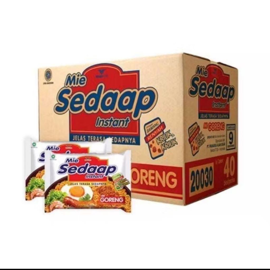 

Sedaap mie goreng 1 karton isi 40pc