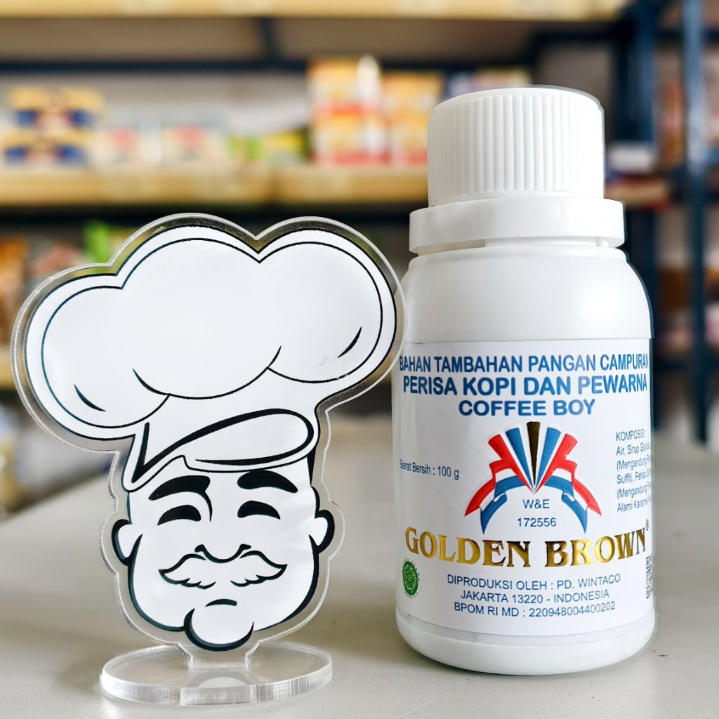 

Goldenbrown CoffeBoy Pasta 100Gr / Pasta Coffe Boy Goldenbrown 100Gr / Perisa Coffe Boy 100Gr