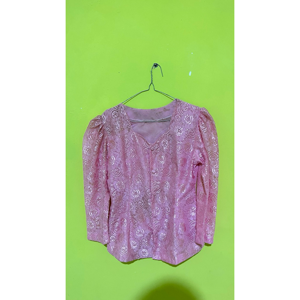 Preloved kebaya pink