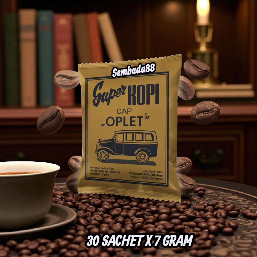 

KOPI BUBUK SUPER KOPI CAP OPLET 7 GRAM X 30 SACHET / KOPI BUBUK