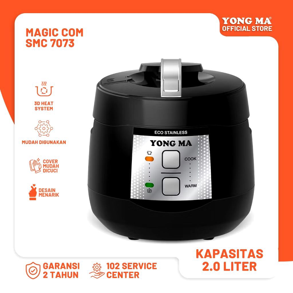 YONG MA Magic com SMC 7073 Stainless 2L