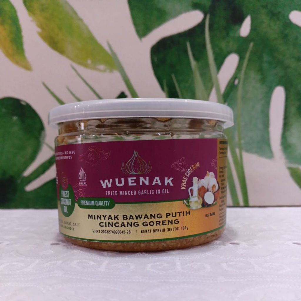 

Wuenak Minyak Bawang Putih Cincang Goreng 190 gr