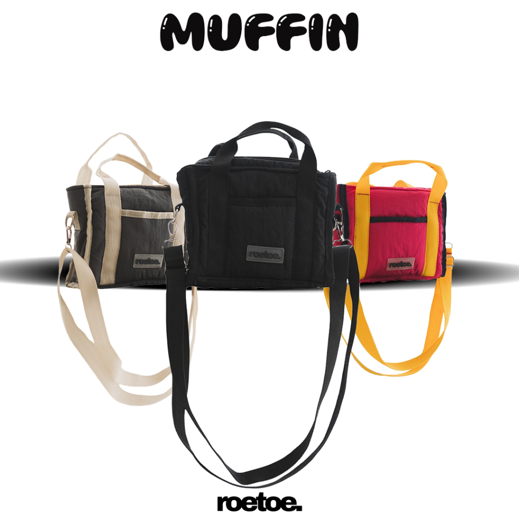Muffin Slingbag Puffer | Tas selempang Wanita | Tas shoulder | Tas Waterproof by roetoe