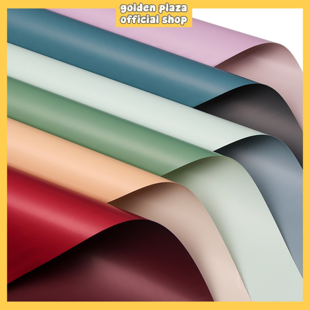 

Flower Wrapping Paper Dua Warna Bi Color Kertas Buket Bunga Florist Cellophane KB6001