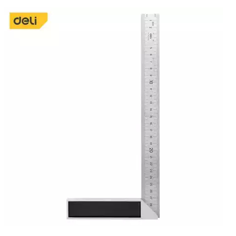 

DELI Penggaris Siku L (Steel Angle Ruler) 300/350mm EDL302XX