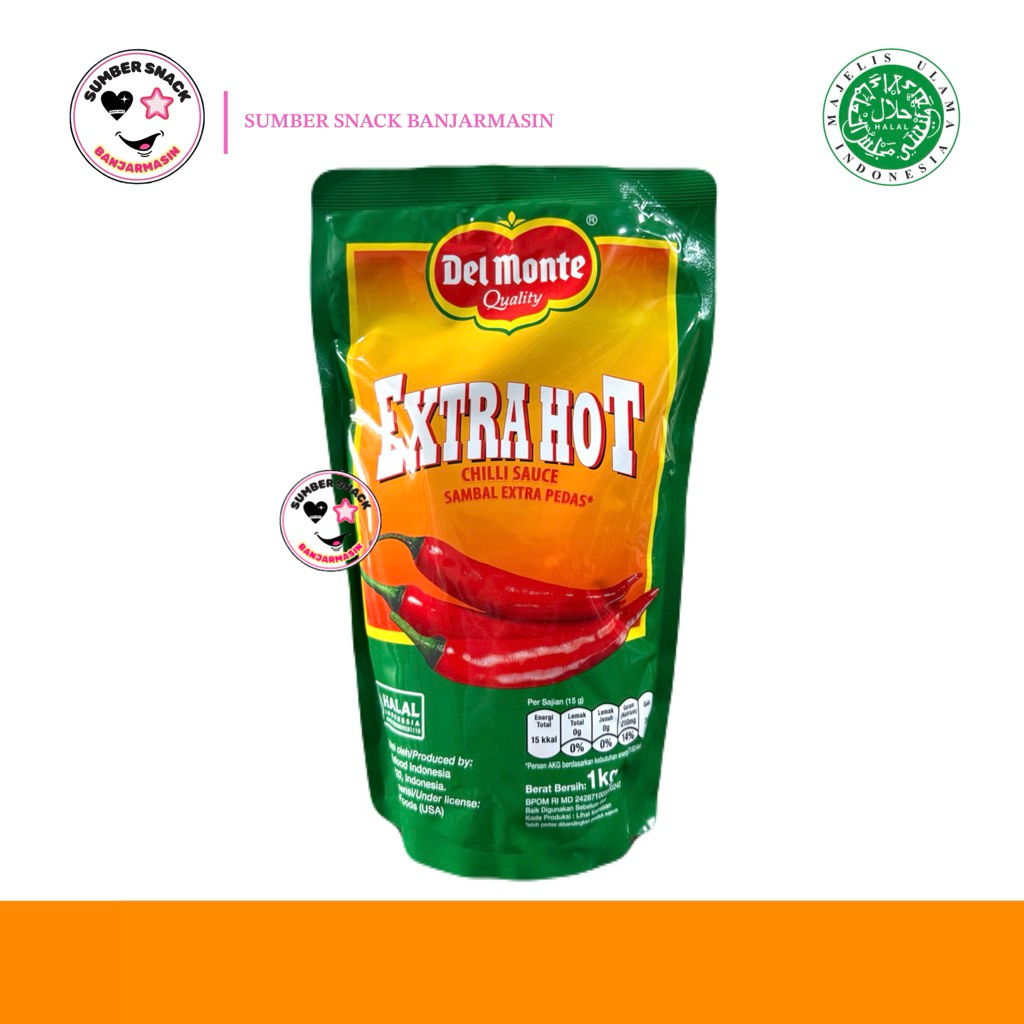 

Del Monte Extra Hot Saus Extra Pedas (1kg)
