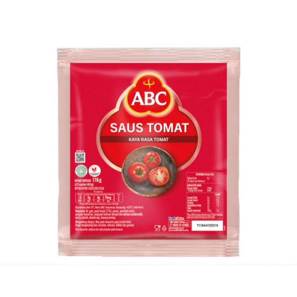 

Abc Saos Tomat Sachet Isi 22 Bogor