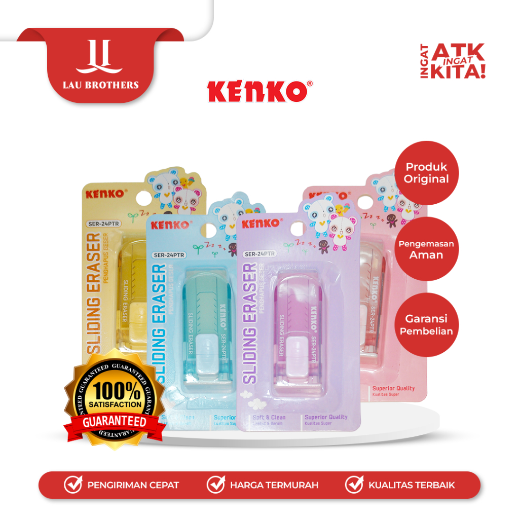 

KENKO PENGHAPUS GESER/ SLIDING ERASER SER-24PTR (1PC)
