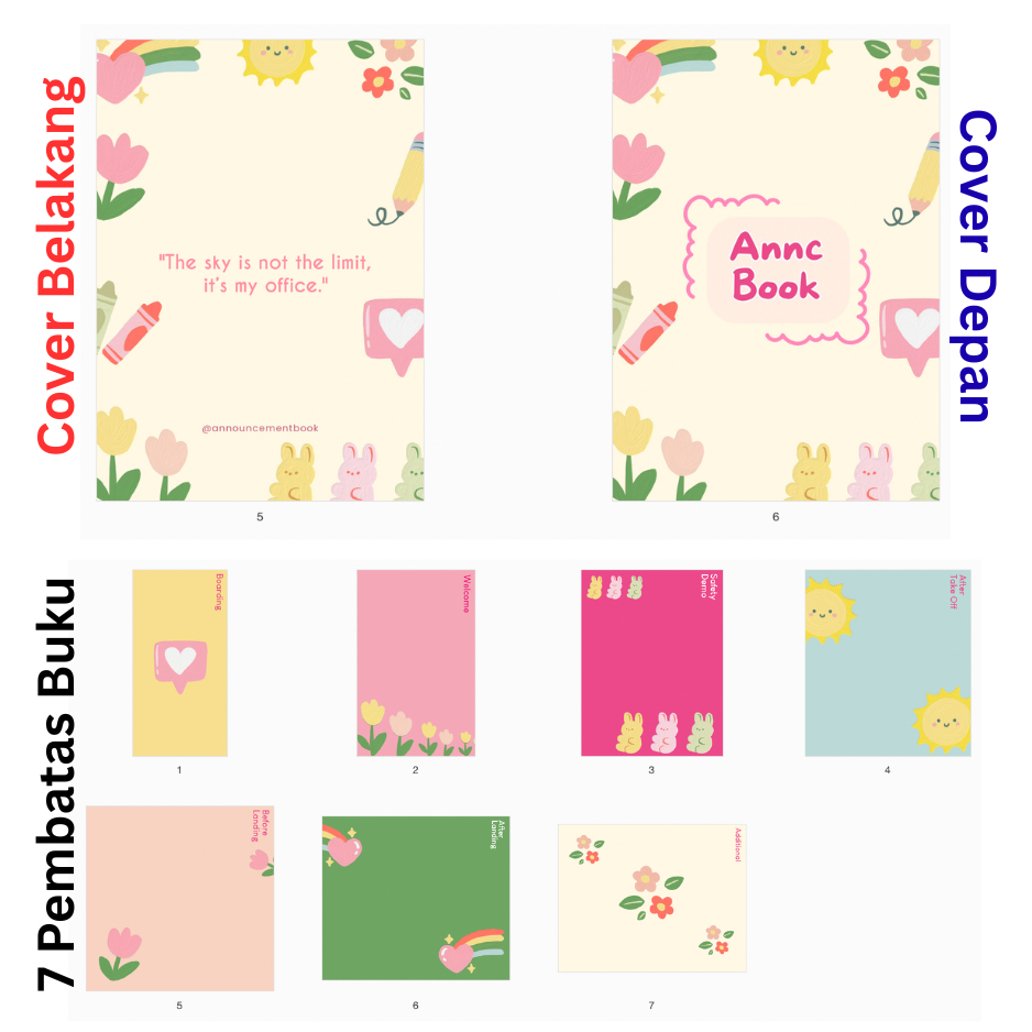 

LINK 7 (Batch 1) Cover & Pembatas Buku (NO EDIT + NO PO + LANGSUNG KIRIM)