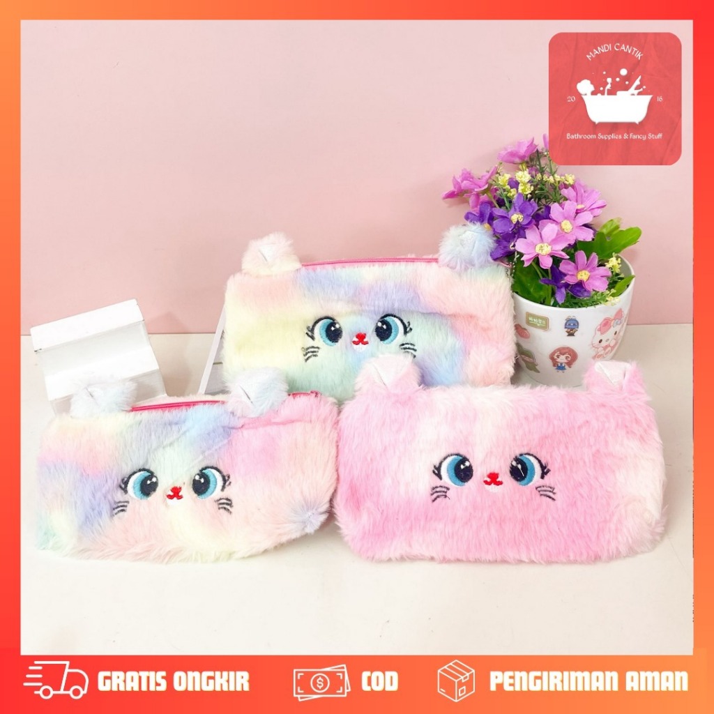 

KOTAK PENSIL BULU RAINBOW KUCING TEMPAT PENSIL AESTHETIC TERMURAH COD ALAT-ALAT SEKOLAH AESTHETIC ORIGINAL