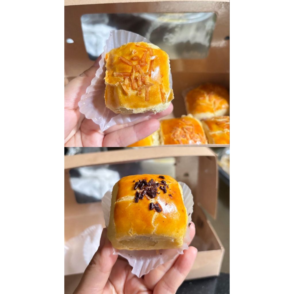 Pisang Bolen Coklat Keju 1 Box  isi 8